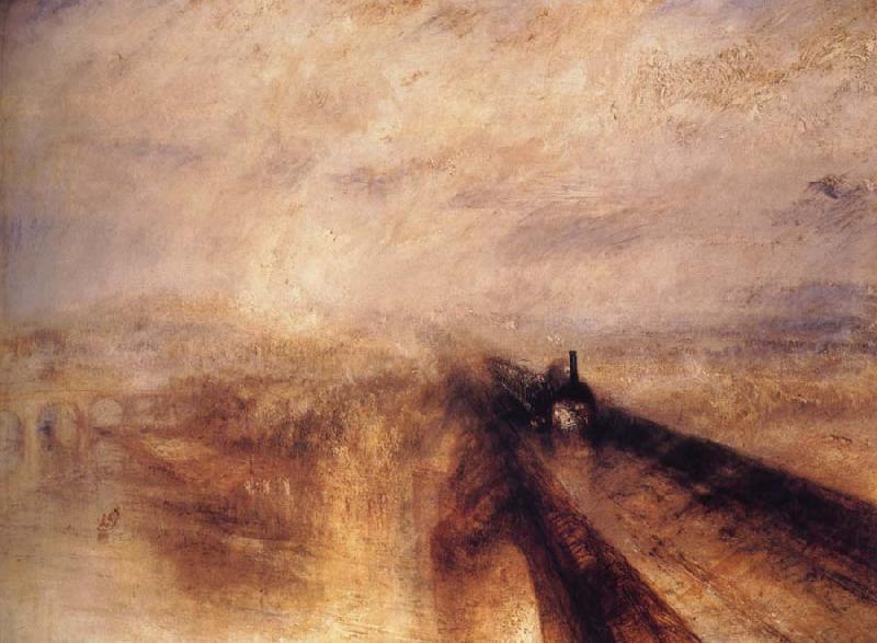 Joseph Mallord William Turner Rain,Steam and Speed Sweden oil painting art